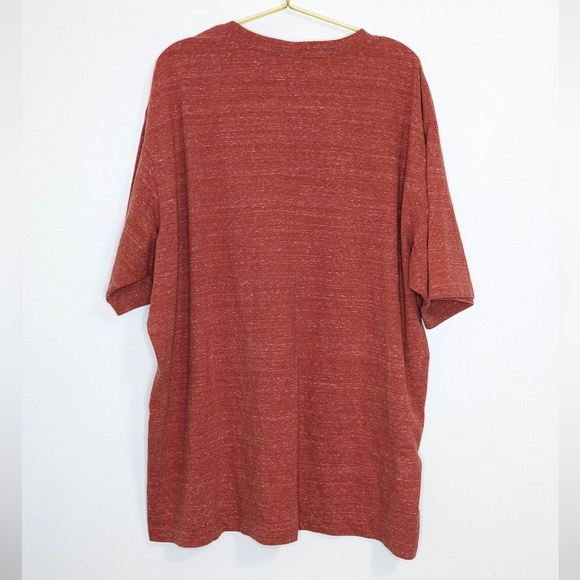 Carhartt K87 2XL Red‎ Heathered Original Fit T-shirt w/ Front Pocket - Picture 3 of 6